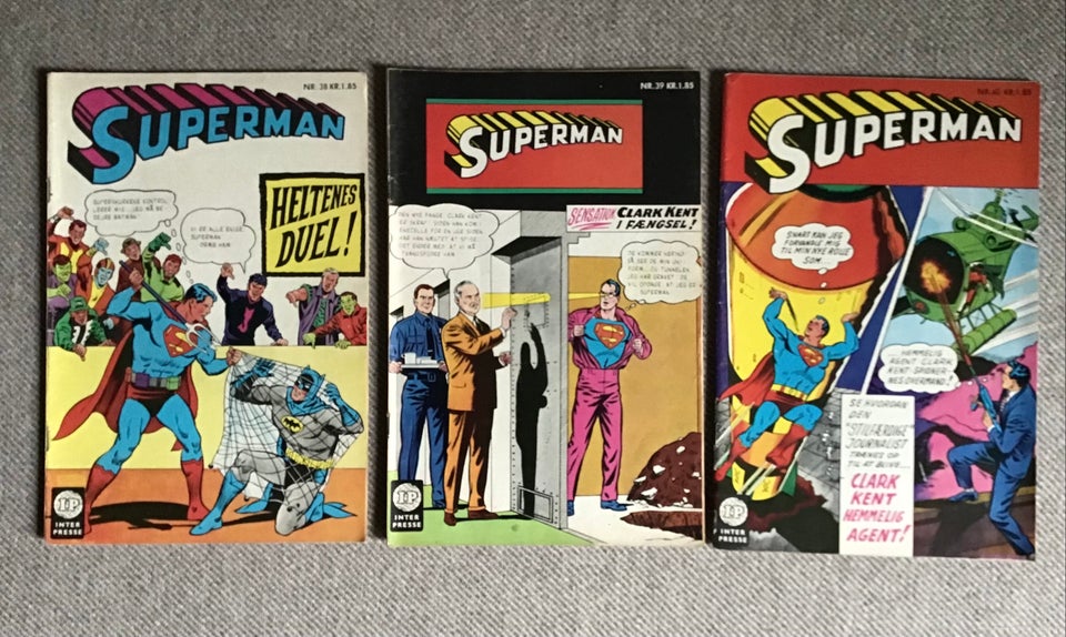 Superman 38-40, 1968, Tegneserie