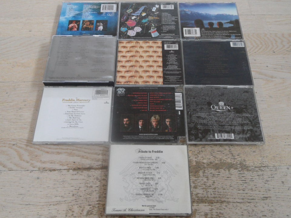 QUEEN: 10 CD MED QUEEN, rock