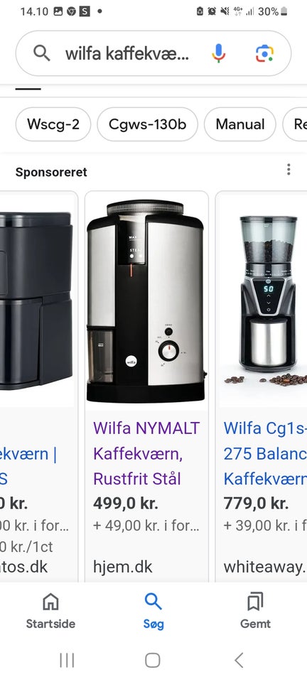 Kaffekværn, Wilfa