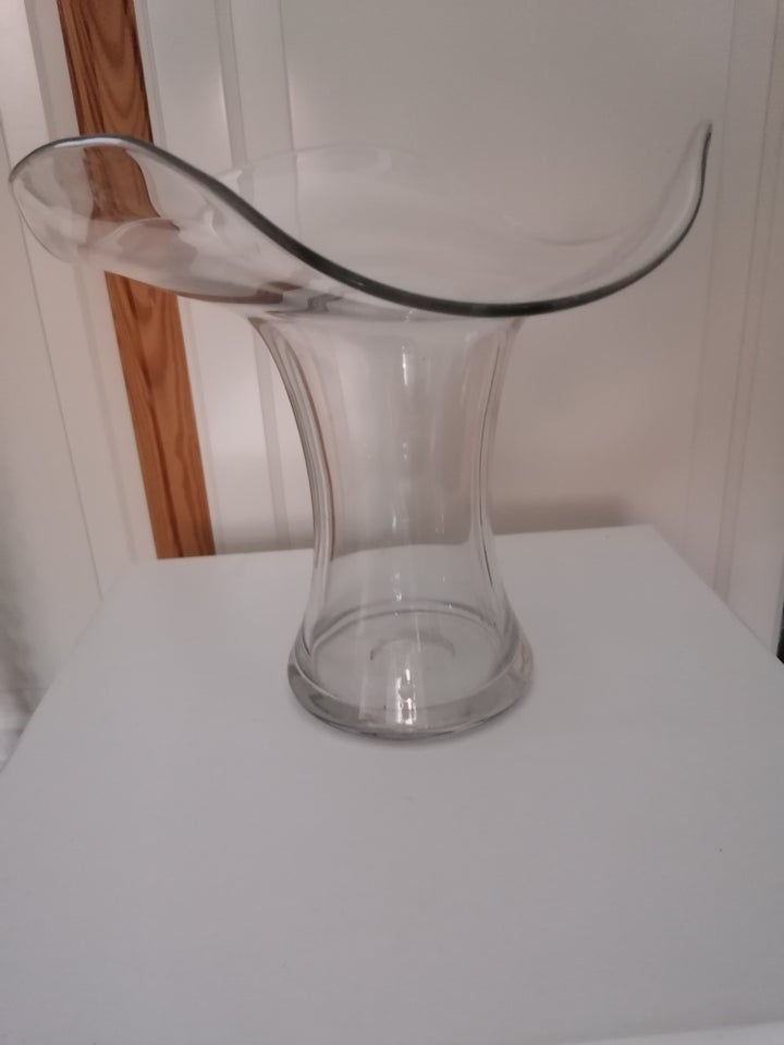 Glas Skulpturvase fra 70'erne -