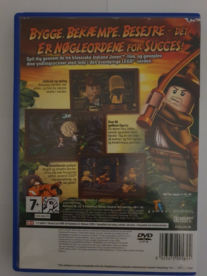 Lego Indiana Jones, PS2