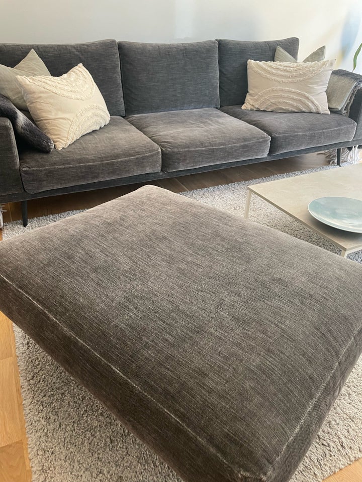 Sofa fløjl 3 pers