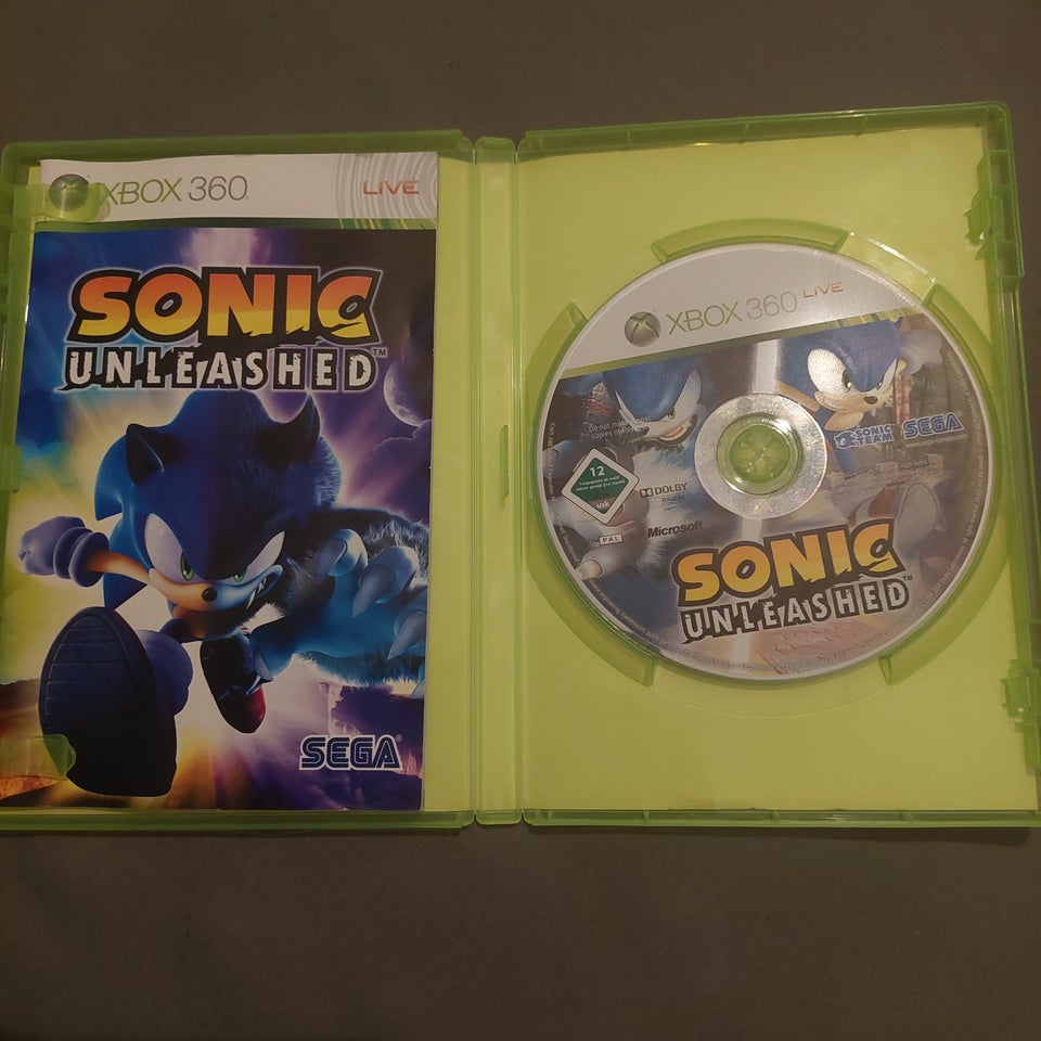 Sonic unleashed, Xbox 360,