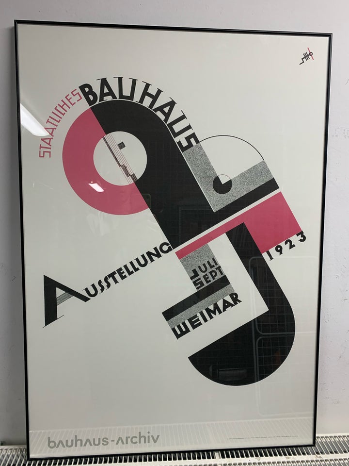 Plakat Bauhaus motiv: