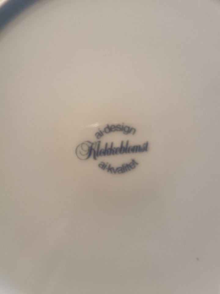 Porcelæn, Middagstallerken dyb