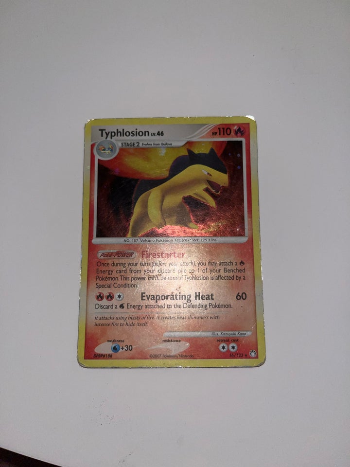 Samlekort, Holo Typhlosion 16/123