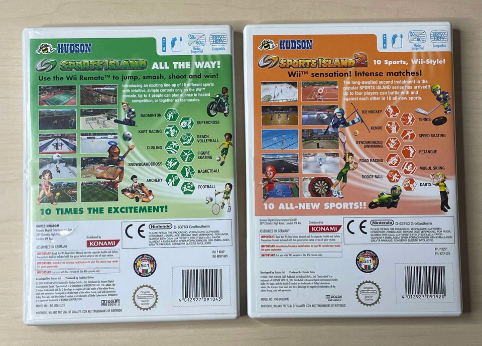 Sports Island 1 + 2, Nintendo Wii