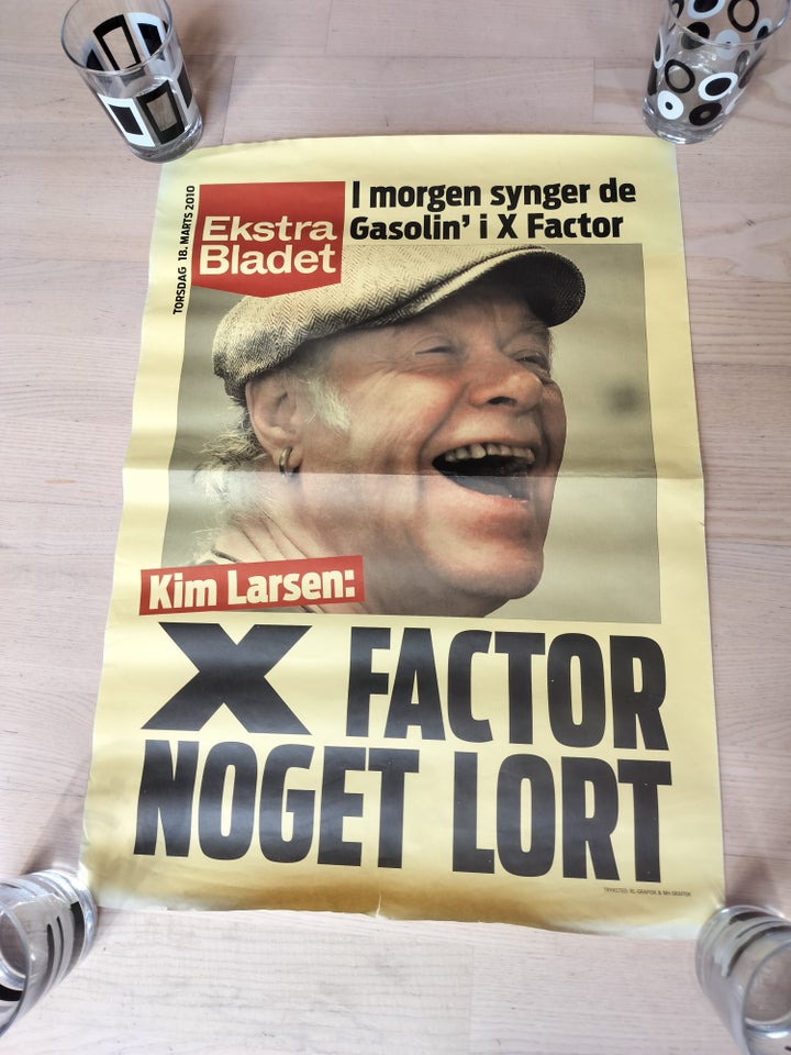 Plakat EB Spiseseddel med Kim