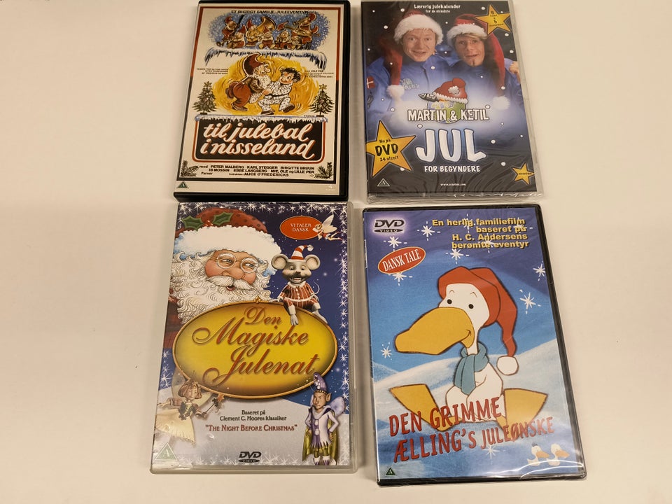 Julefilm, DVD, TV-serier