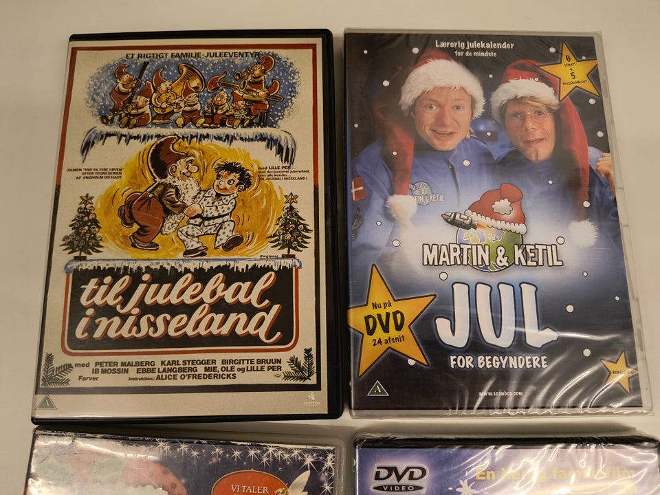 Julefilm, DVD, TV-serier