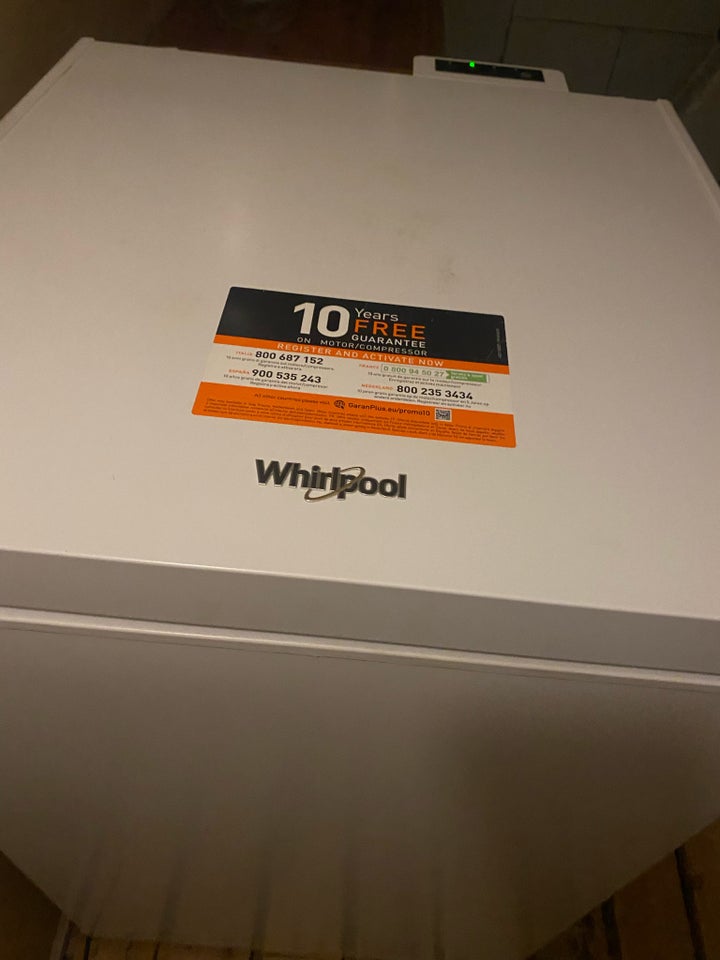 Fryseboks, Whirlpool WHS10212, 99