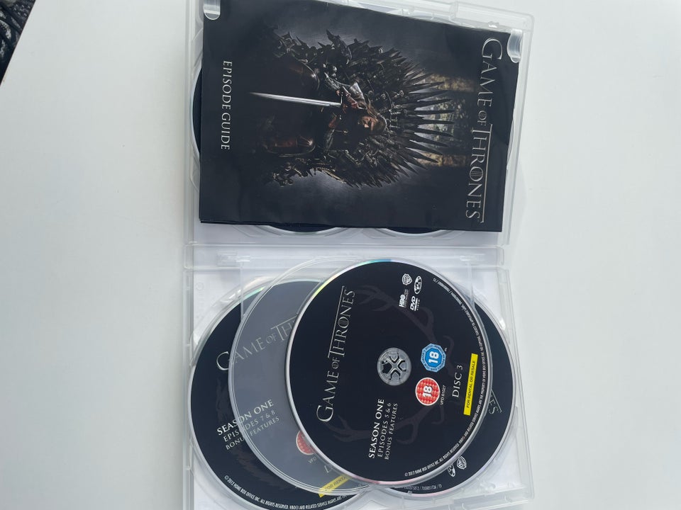 Game of thrones sæson 1, DVD, andet