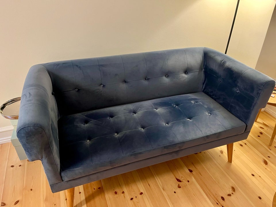 Sofa, velour, 2 pers.