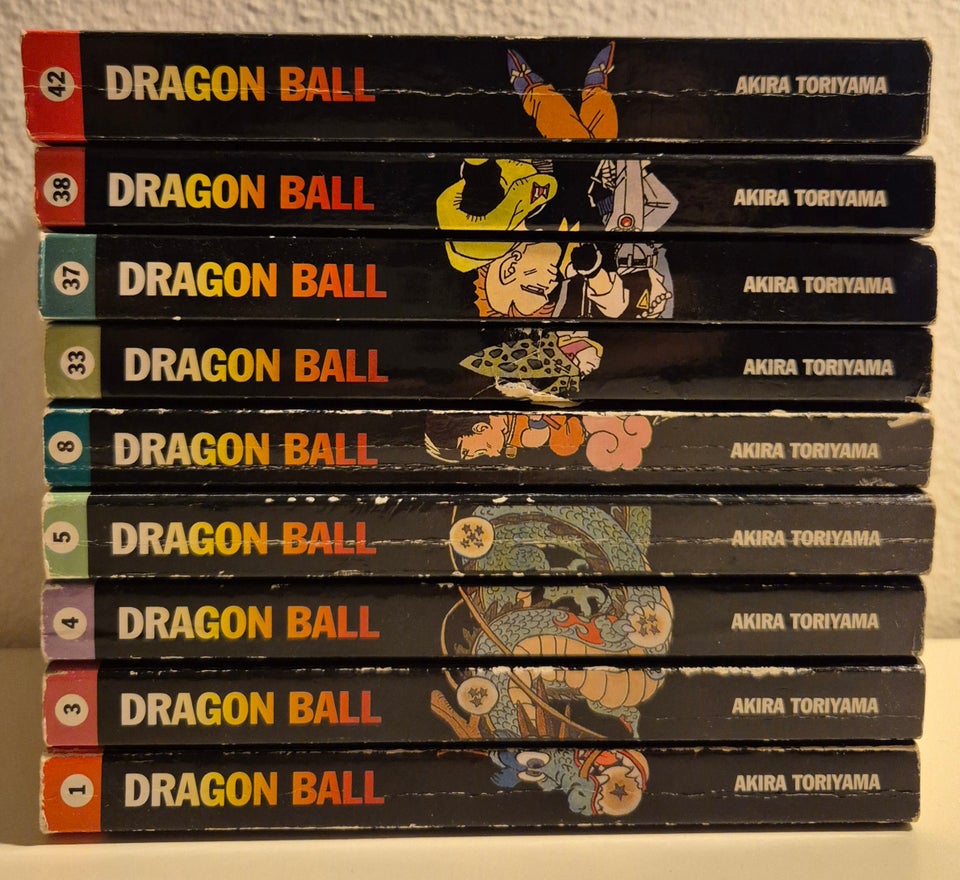 Dragon Ball 9 stk, Akira Toriyama,