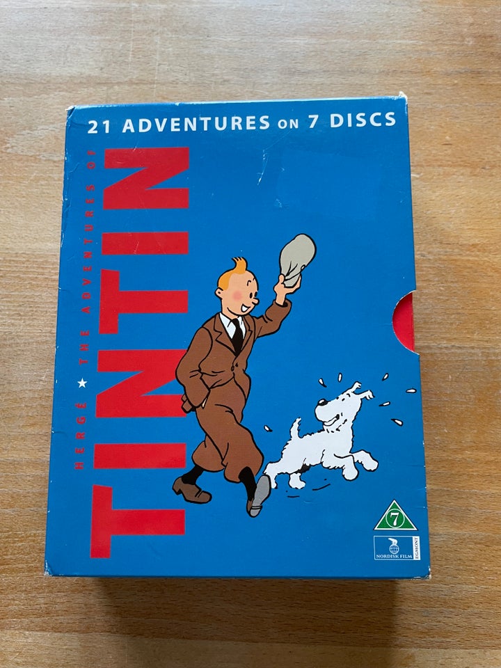 Tintin 21 Adventures on 7 disco,