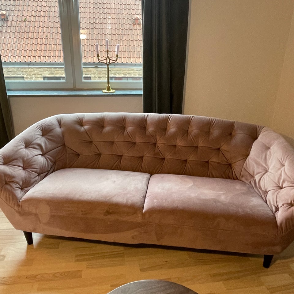 Sofa, velour, 3 pers.