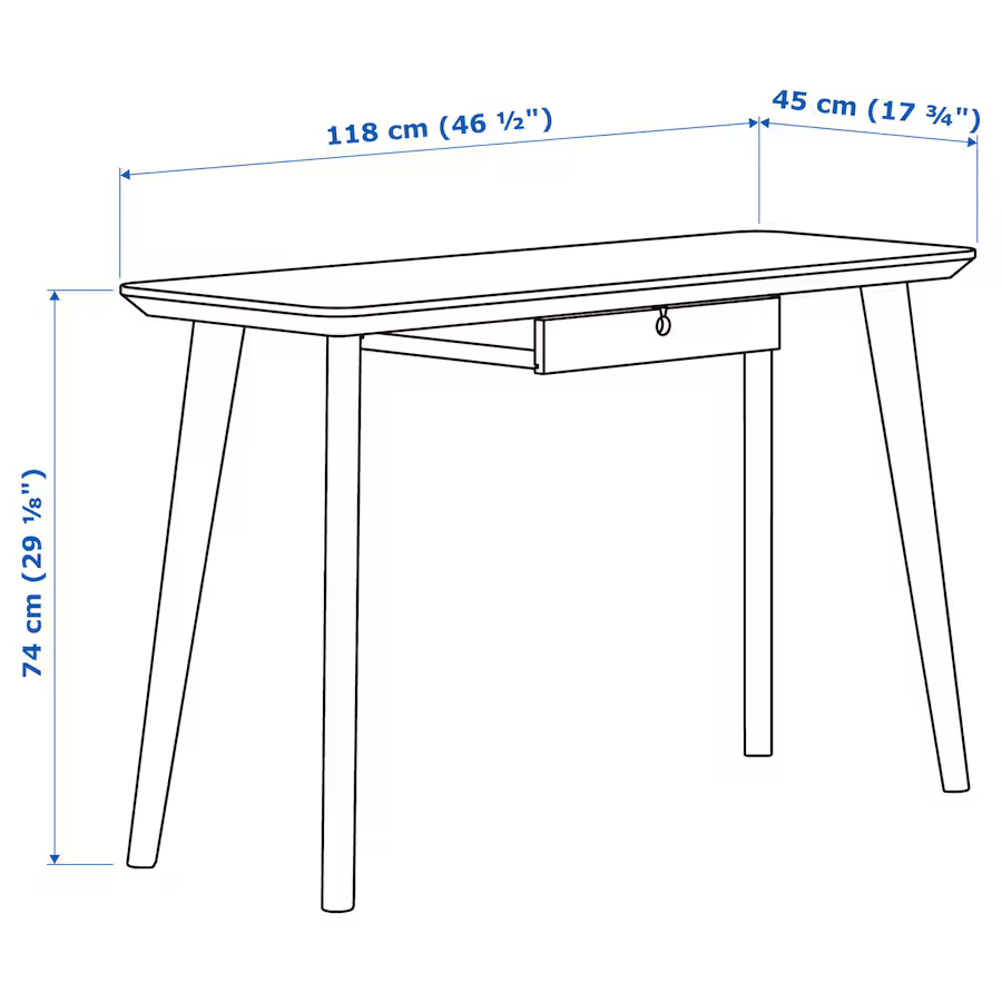 Skrivebord IKEA Lisabo