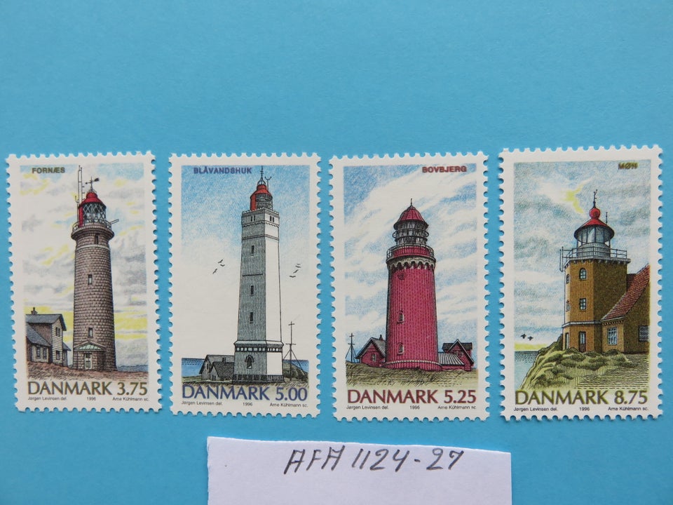 Danmark postfrisk 1124/27