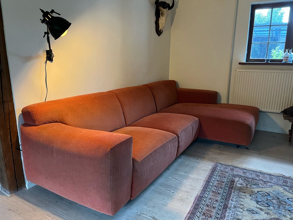 Sofa, fløjl, 4 pers.