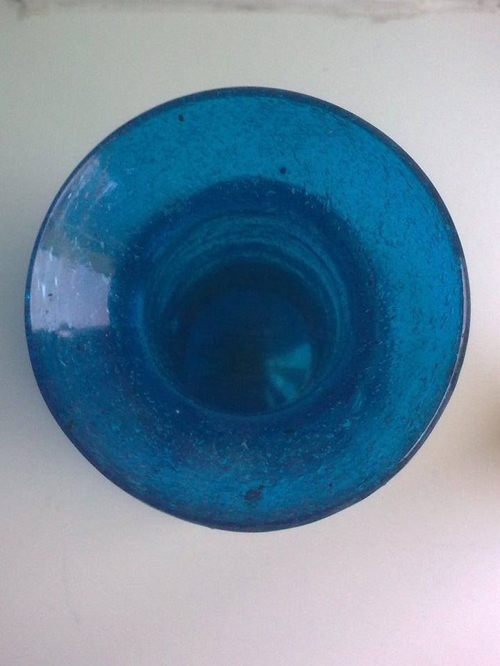 Glas, Turkis vase kolbe m bæger,