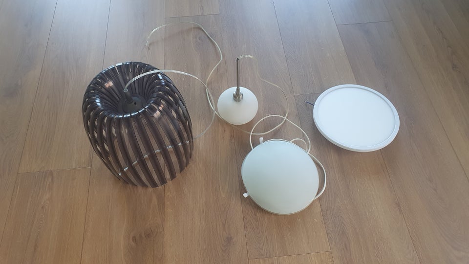 Pendel, 1 spisebords lampe mfl.