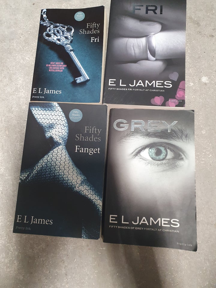 3 forskellige titler , E. L James