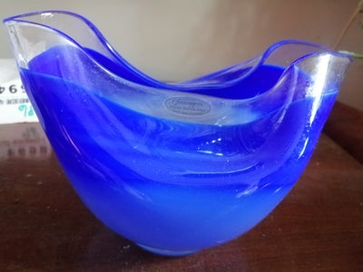 Glas Vase flot pynteskål