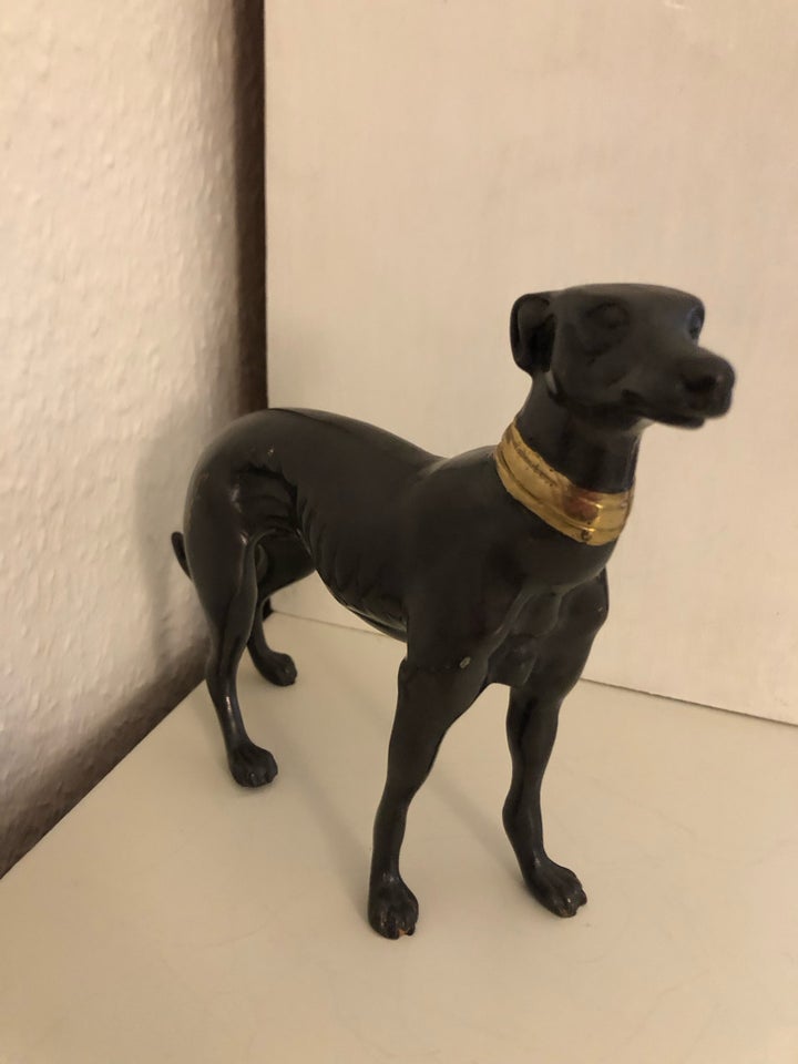 Bronze figur - Whippet hund