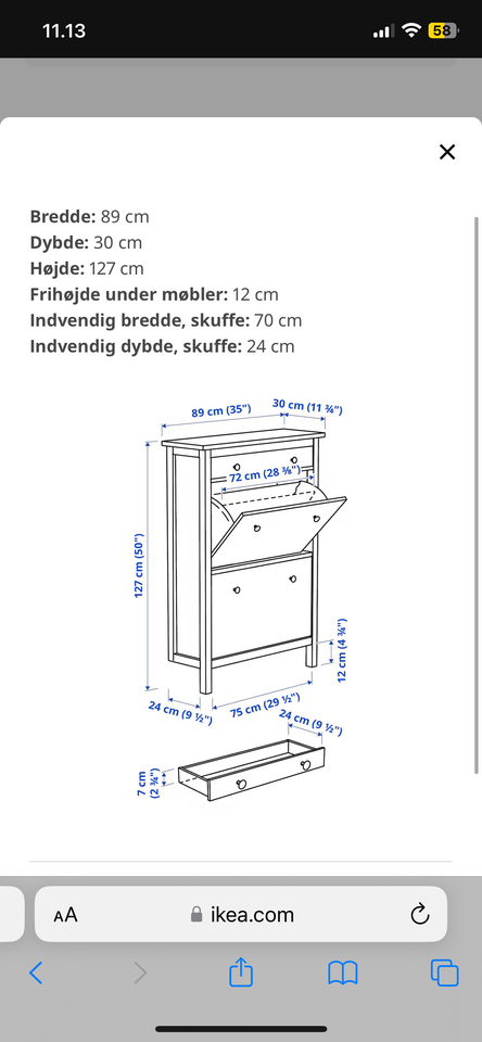 Skoskab, IKEA