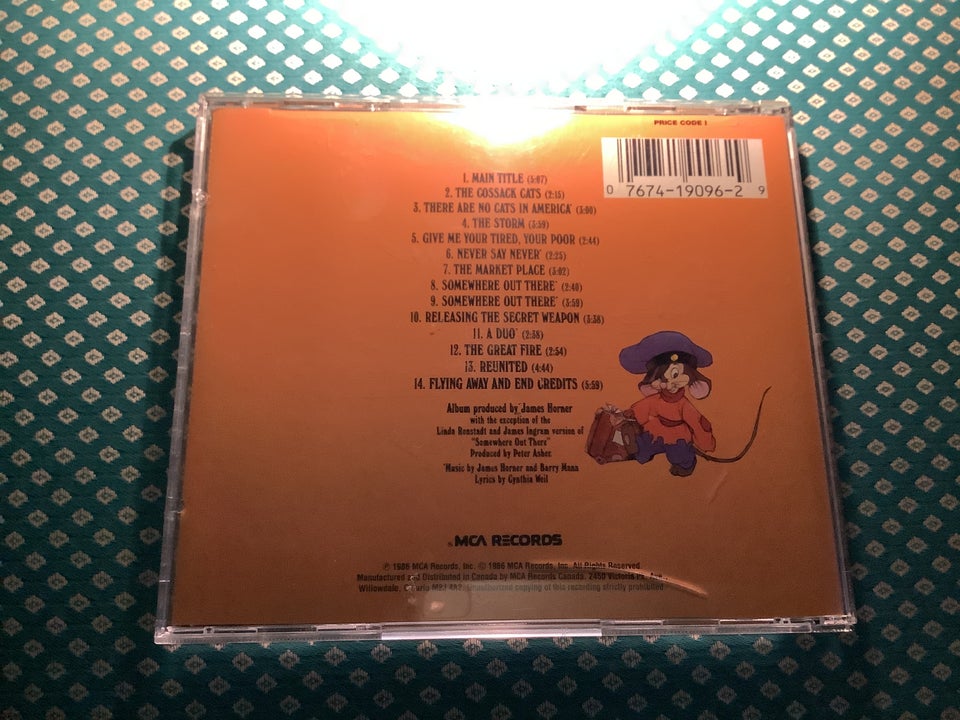 Soundtrack: An American Tail,