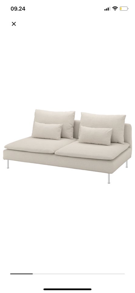 Sofa stof 3 pers