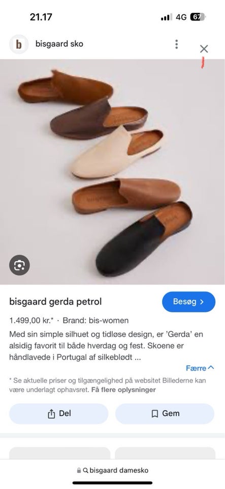 Loafers, str. 37, Bisgaard