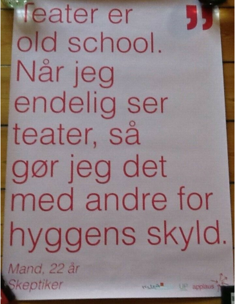 Plakat reklameplakat Citat