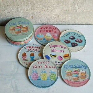 Coasters 6 stk