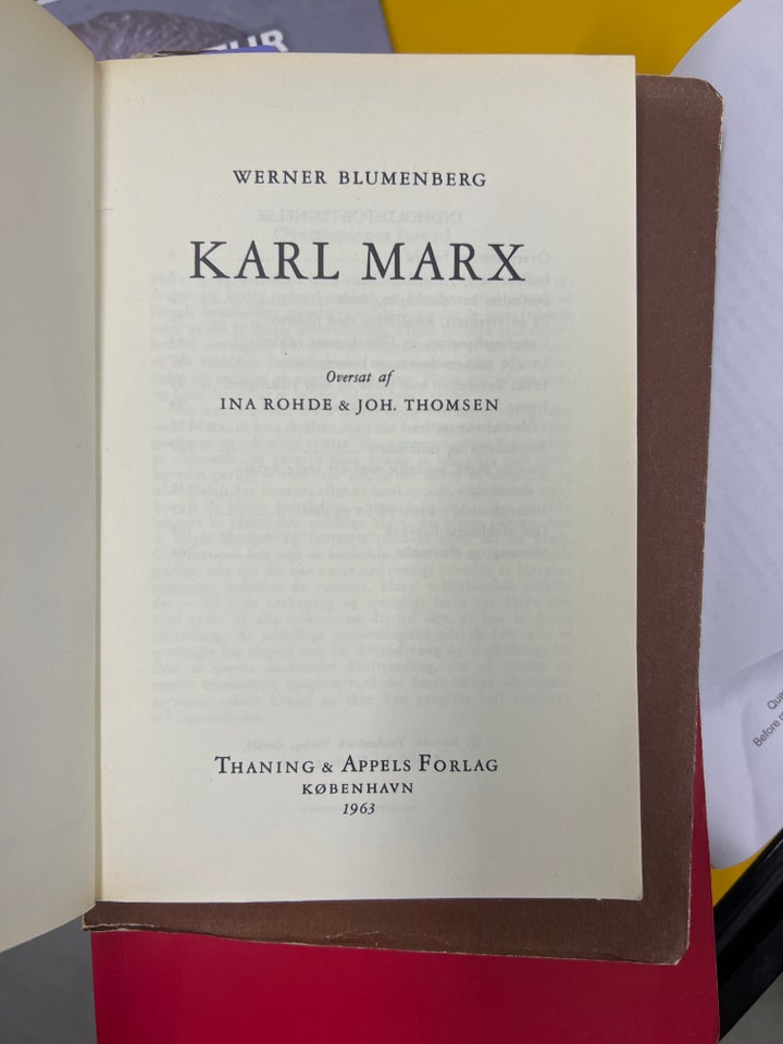 Karl Marx  Karl Marx år 1963