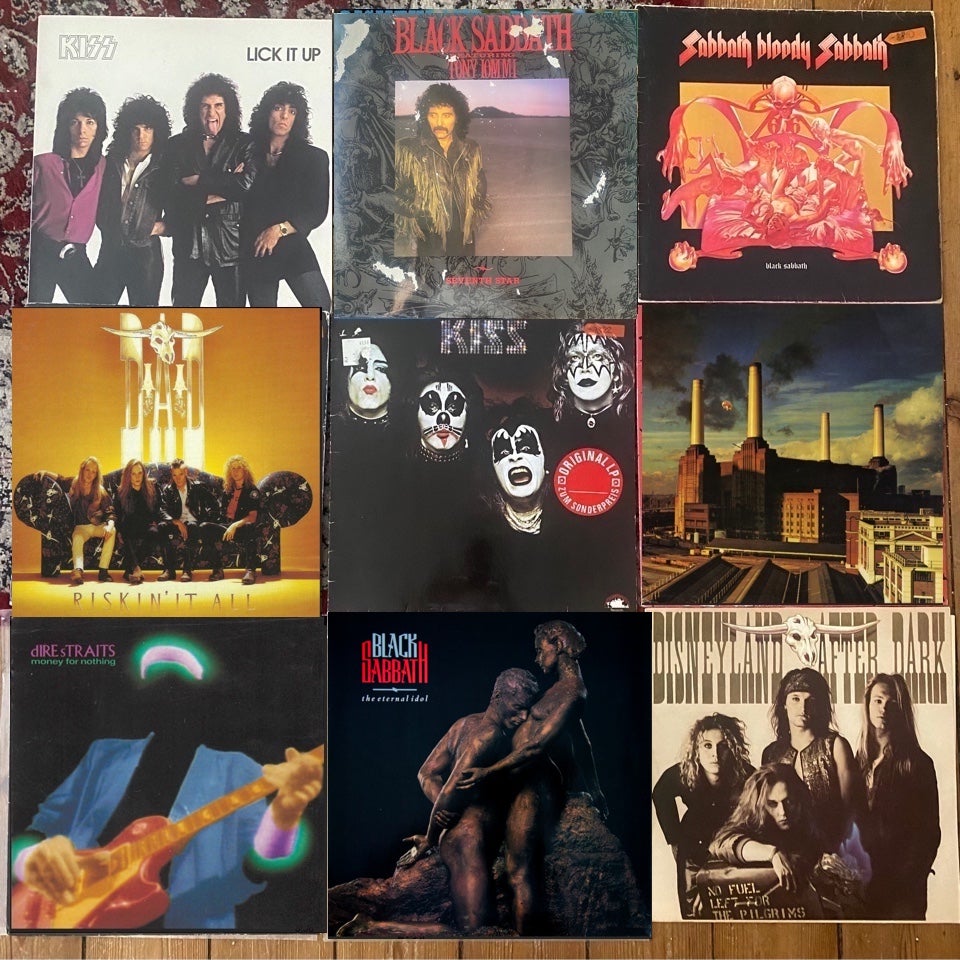 LP, Metallica.,DAD, Black S