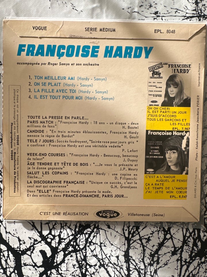 EP, Francoise Hardy