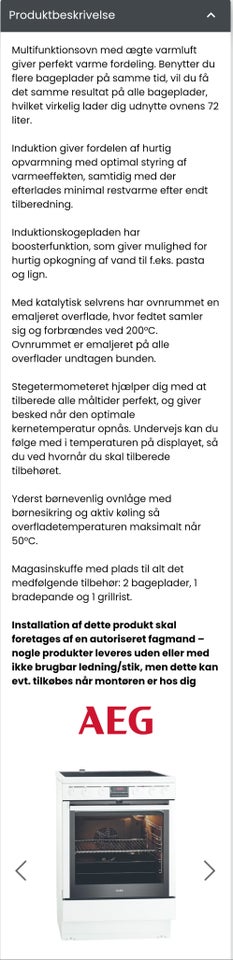 Induktionskomfur, AEG