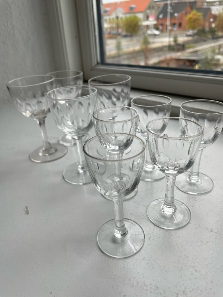 Glas, Derby glas 4 snapseglas og 4