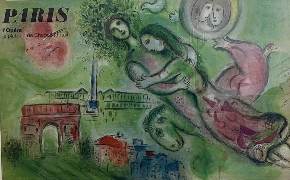 Litografiplakat Marc Chagall