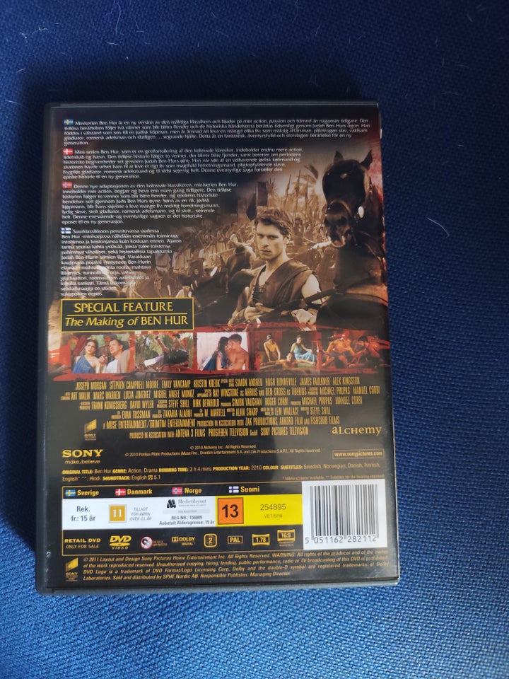 Ben hur, DVD, TV-serier