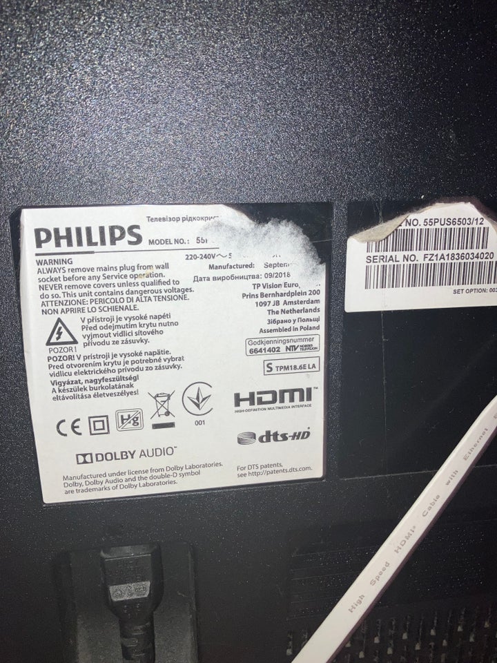 Philips, 55PUS6503/12, 55"