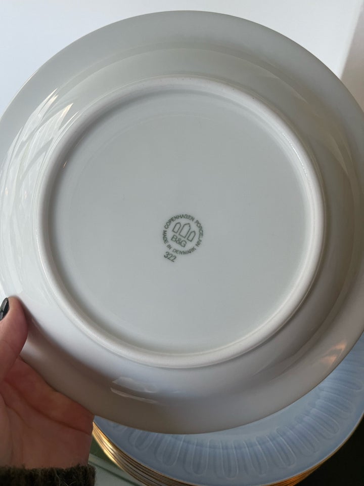 Porcelæn Tallerkner Bing og