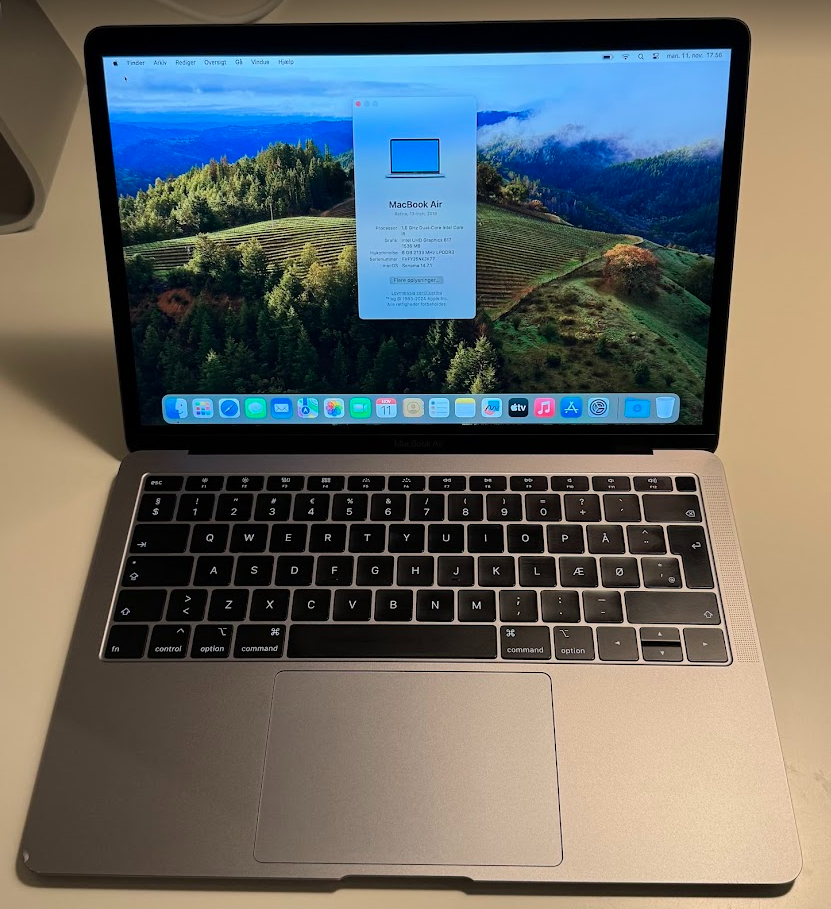 MacBook Air, Retina 13" 2018, 1,6