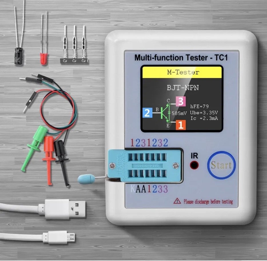 Måleudstyr NY TRANSISTORTESTER