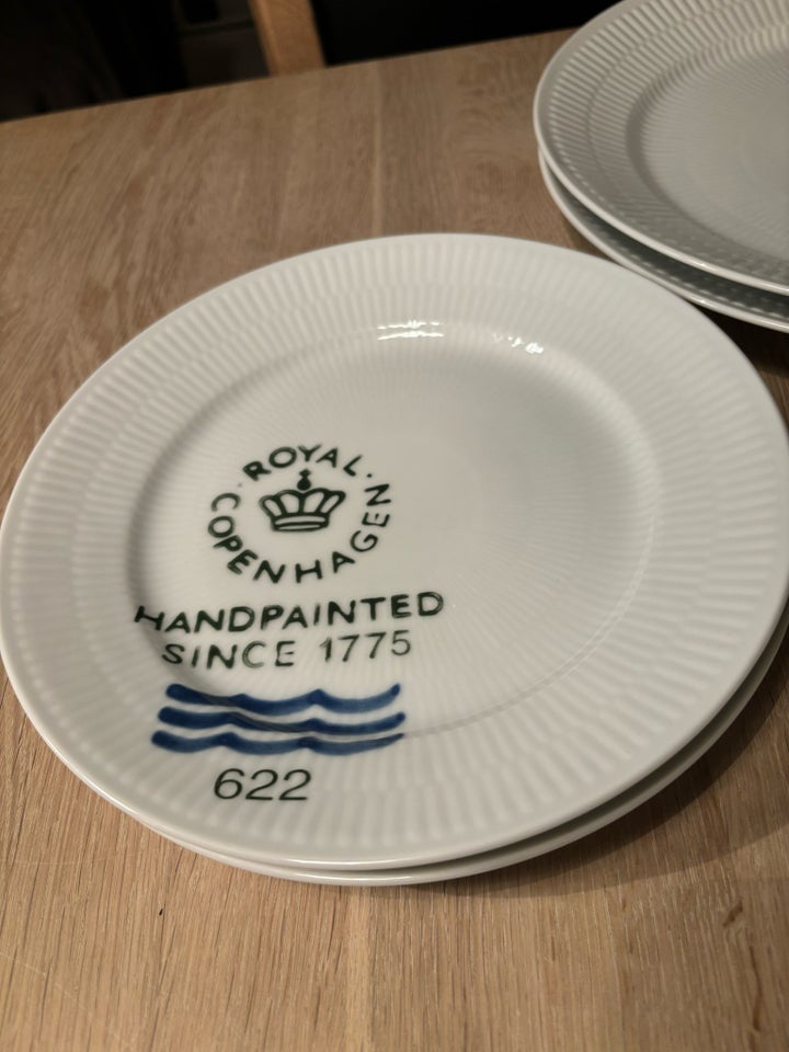 Porcelæn, Hvid riflet signatur