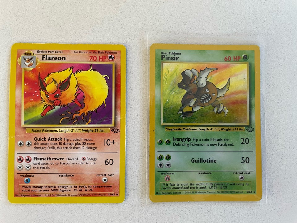 Samlekort, VINTAGE POKEMON KORT