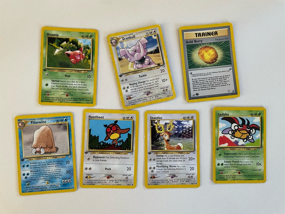 Samlekort, VINTAGE POKEMON KORT