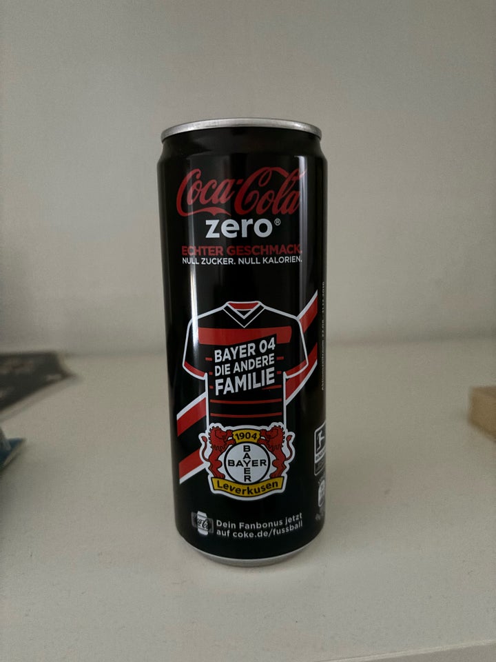 Coca Cola, Cola dåser med tyske