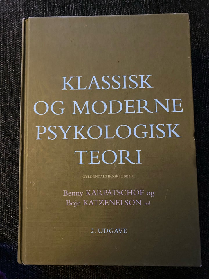 Klassisk og moderne psykologisk